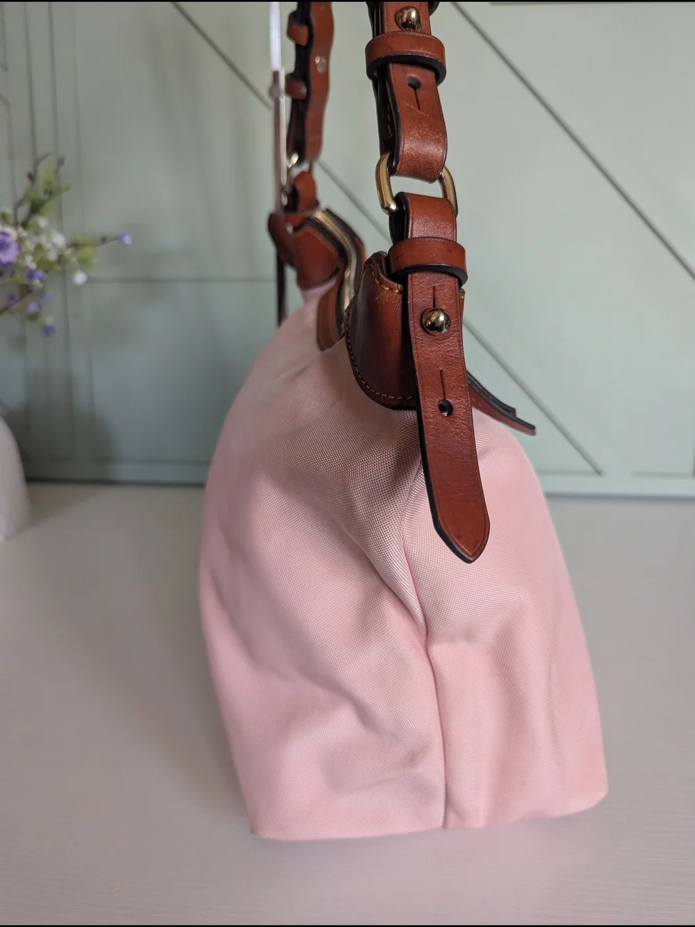 Dooney & Bourke Pink Shoulder Hobo Bag